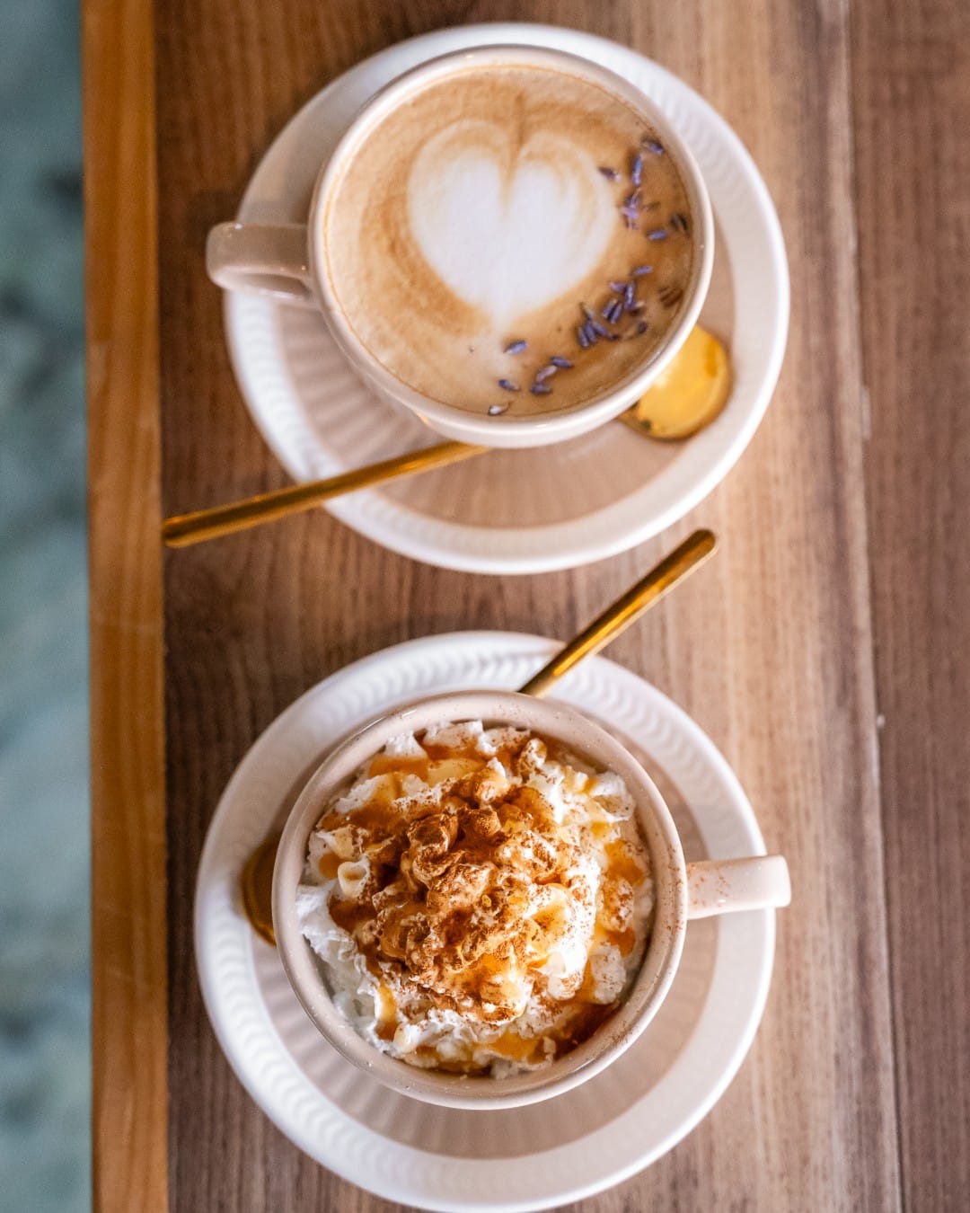 Café coffee drinks at Crepeccino Cibolo