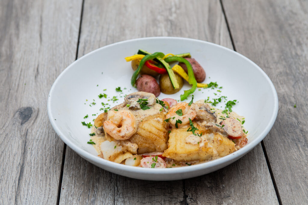 Duglere dish at Crepeccino